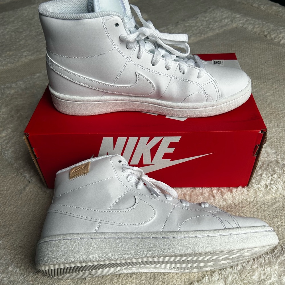 Nike court royale mid 2 white/white
